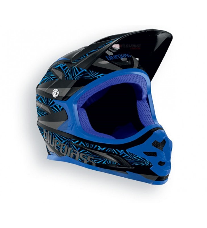 Casco Integral Bluegrass Intox Skull Azul Negro